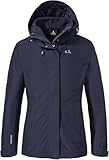 Schöffel Damen 3in1 Jacket Style Okere WMS, wasserdichte, atmungsaktive Outdoorjacke mit herausnehmbarer Fleecejacke, warme 3in1 Jacke mit verstellbarer Kapuze