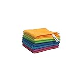 Vileda Mikrofaser Allzwecktücher Colors, Reinigungstücher zur trockenen und feuchten Anwendung, 100 % Mikrofaser-Material, 30 x 30 cm, mehrfarbig, Maxi-Pack, 7er-Pack