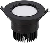 SSDDLZEQ Robuste und moderne Beleuchtung Einfachheit Rund Energiesparende LED-Deckeneinbaustrahler Einstellbarer Abstrahlwinkel Unterputzmontage 3W / 5W / 7W (6000k,5w)