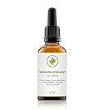 Flüssges Chlorophyll 50 ml - gewonnen aus Alfalfa (Medicago sativa) - Lebenselixier mit energetisiertem Wasser ohne Zusatz- und Konservierungsstoffe - höchste Bio-Verfügbarkeit - vegan
