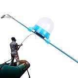 Mihauuke Angelruten-Biss-Köder-Alarmleuchte, Angelanzeigeleuchte - LED-Alarmlicht für Nachtangeln - Intelligentes Erinnerungs-Bissalarm-Nachtlicht für Tiefseeangeln und Angeln am flachen Strand