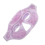 SOESFOUFU Kühlende und Wiederverwendbare Augenmaske mit Gel Einsatz Elastisch für Kältetherapie gegen Geschwollene Augen und Migräne Leichte Schlafmaske für Reisen und Zuhause