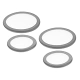Beavorty 4 Stück Membran Membran Ohrstöpsel Kinderstethoskop Kinderarzt Set Ersatzteile Ersatzteile Pvc Grau