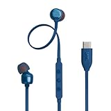 JBL Tune 310 C Kopfhörer – Kabelgebundene In-Ear-Kopfhörer mit JBL Pure Bass Sound, Mikrofon und USB-C-Anschluss – Blau
