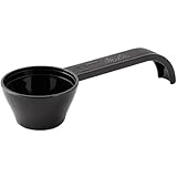 Melitta Kaffeedosierlöffel mit Mengenmarkierungen, Für 8, 10 oder 12 g, Kunststoff, Schwarz, 217618