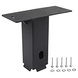 Wandhalterung Fahrradträger Organizer für Gepäckträger Anhängerkupplung Empfänger passend für 5,1 cm Rohre, widerstandsfähige Stahlkonstruktion unterstützt schwere Lasten in Lagerbereichen