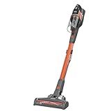 BLACK+DECKER 4in1 Akku-Stielsauger (18V, 2.0Ah, beutelloser Boden- & Handstaubsauger mit Elektrobürste, kabellos, inkl. Fugendüste, Akku, Ladegerät & Wandhalterung) BHFEV182C