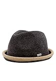 CHILLOUTS quetschbarer Verstellbarer Sommerhut - Pork Pie Boston Hat - Herren grau baun