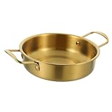 BESTonZON Hot Pot Stahlpfannen Zum Kochen Kleiner Kochtopf Suppentopf Ramentopf Koreanische Töpfe Zum Kochen Große Kochtöpfe Stahltopf Nudeltopf Wok Metall Edelstahl