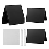 Lebensmittelschilder für Buffet – 12 Stück, Schiefertafel, Lebensmittel-Anzeige, mit weißem Stift und Tuch | Etiketten für Getränke, Feiern, Hochzeiten, Bankette, Buffets, Veranstaltungen, Meetings