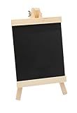 Paintersisters® Tafel-Staffelei 28cm für Kreide - Kleine Tafel für Tisch, Kreidetafel zum aufstellen aus Kiefernholz