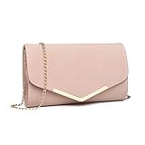 Miss Lulu Clutch Damen Abendtasche Elegante Kettentasche Damen Tasche Clutch Bag Handtasche Hochzeit Umhängetasche Mädchen klein Umhängetasche