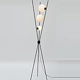 ROLTIN Kreative Persönlichkeit Mond Stehlampe Design Sinn für Mode Schlafzimmer Arbeitszimmer Wohnzimmer Dreibeinige Tischlampe 3, Größe: 165 * 40 cm