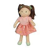 Heless 506 - Stoffpuppe Mädchen Rosa mit niedlichem Kleid zum An- und Ausziehen, ca. 22 cm große Weichpuppe zum Kuscheln, Spielen und Liebhaben