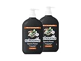 Schauma Schwarzkopf for Men Sports Power Shampoo (2x 750 ml) Kräftigungsshampoo, 2in1 Formel zum waschen von Haar und Körper, Erlebe mit Carnitin-T & Protein den Frische-Kick
