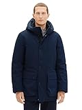 TOM TAILOR Herren 1037347 Arctic Winterpaka mit Abnehmbarer Kapuze, 10668-sky Captain Blue, XL