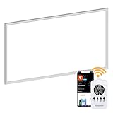Heidenfeld Infrarotheizung HF-HP110 | 𝟭𝟬 𝐉𝐀𝐇𝐑𝐄 𝐆𝐀𝐑𝐀𝐍𝐓𝐈𝐄 - App Steuerung - 1000 Watt - Bis 25 m² - Infrarot Heizkörper - Elektroheizung mit Thermostat - Heizgerät (HF-HP110 1000 Watt)