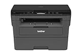 Brother DCP-L2510D Kompaktes 3-in-1 S/W-Multifunktionsgerät (30 Seiten/Min., Drucken, Scannen, Kopieren, A4, echte 1.200x1.200 dpi, Duplexdruck, 250 Blatt Papierkassette, USB 2.0)