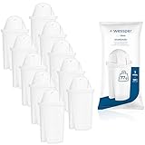 Wessper AquaClassic Filterkartuschen kompatibel mit Brita Classic, Dafi Classic – 10er Pack