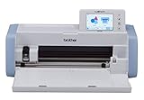 Brother ScanNCut DX 1000 Hobbyplotter: innovativ und vielseitig, mit Integriertem Scanner 600dpi, Automatikmesser, großer Heller LCD-Touchscreen