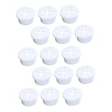 NOLITOY 15 Stück Teiliges Kabeldurchführung Weichem Weißem Flexibel Staubdichte Kabeldurchführung mit Kreuzöffnung Einfache Installation für Schreibtisch Büro und Kabelmanagement