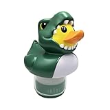 Schwimmender Spender für Pool-Tabletten – Nettes Poolzubehör in Cartoon-Form für Spa, Whirlpool und Wartung des Hofs, Terrasse, Garten, Hof oder Verwendung