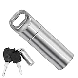 Pillen-Schlüsselanhänger – 48 G Edelstahl, Wasserdichter Schlüsselanhänger, Kleine Medikamentenaufbewahrung, Tragbares Outdoor-Zubehör | Robuster Pillen-Schlüsselanhänger-Halter Für Camping, Reisen, A