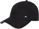 Tommy Hilfiger Herren Cap Corporate Cotton 6 Panel Basecap, Schwarz (Black), Onesize