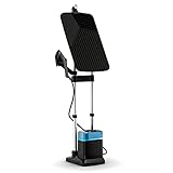 Tefal Ixeo Power All-In-One Dampfglätter, inkl. 3-Positionen Smart Board, 5,8 bar Dampfdruck, Hochdruckdampf-Technologie, 200 g/Min. extra Dampfstoß, erfrischt & desinfiziert, schwarz/blau, QT2022