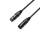 Adam Hall Cables 3 STAR DMF 0150 DMX Kabel 3-Pol XLR Female auf 3-Pol XLR male | 1.5 m