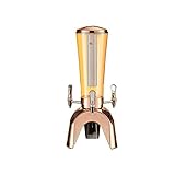 Beer Tower Dispenser 3-Liter-Bierzapfanlage mit Wasserhahn, kommerzielles beleuchtetes Bierfass, Bierturm mit abnehmbaren Eiszapfen for Zuhause, Restaurant, Hotel Party Drink Dispenser (Color : Champ