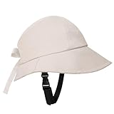 Unicoco Damen -Sonnenhüte, Radhelmhut, Breitkremp -Sonnenhut, Fahrradhelm für Radfahren weiß, Fischerhut Strandkappe für Outdoor, Fahrradhelme für Frauen