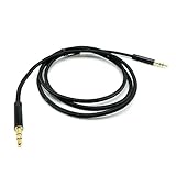 Septpenta 3, 5 mm Bis 6, 35 mm Stereo Audiokabel 3, 3 Fuß, Adapter Aux Kabel Stereo Audiokabel für Keyboard, Klavier, Laptop, Hi Fi Sound, Nylongeflecht