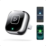 Wireless Carplay & Android Auto Adapter, Mavlou Metalldesign Mini & Stabiler 2-in-1-Dongle, Convert Wired CarPlay/Android Auto zu Wireless, für iOS 10+/Android 11+ & Autos ab 2016 (Schwarz)