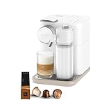 Nespresso De'Longhi EN640.W Gran Lattissima Kaffeekapselmaschine mit automatischem Milchsystem,19 Bar Druck, 1400W,Weiß