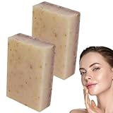 Seife, Naturseifen für eine schönere Haut, Bio-Seifenstück, Feuchtigkeitsspendend für Gesicht & Körper, für trockene/empfindliche/alle Hauttypen, Gesicht & Körper & Hände (2 Stück)