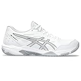 ASICS Damen Gel-Rocket 11 Indoor Sportschuh, Weiß/reines Silber, 40 EU