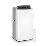 KLARSTEIN Grandbreeze Pro 14K – Mobiles Klimagerät, Luftentfeuchter, Ventilator, 3 Geschwindigkeiten, 14000 BTU/1,65 kW, Raum: 42 bis 68 m², Durchfluss: 460 m³/h, CEE A – Weiß Klimaanlage