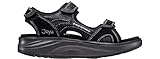 JOYA Komodo black - Outdoor-Sandale aus Wildleder und mesh