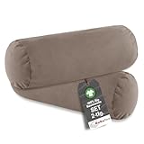 BaSaTex Bio Kissenbezüge für Nackenrolle 40x15 cm im 2er...