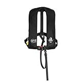 12skipper Rettungsweste 165N ISO mit manueller Auslösung, schwarz