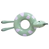 Aufblasbarer Schwimmring, Schwimmbad, Schwimmring, bequem, vielseitig einsetzbar, 160 x 96 x 31,8 cm, für Strand, Hinterhof, Fluss, Entspannung, Pool, See