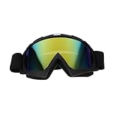 HOODANCOS Motorradbrille Winddicht Schutzbrille für Outdoor Aktivitäten Multifunktionale Sportbrille für Radfahren Skifahren und Stilvolles Design Hervorragender Augenschutz