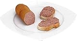 Hausmacher Leberwurst in der Krause | frisch vom Metzger Hausmannskost als Aufstrich fürs Brot | Wurst nach DDR Rezept 2 x 500g