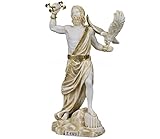 Zeus König der Götter und Himmel mit Thunderbolt Statue Skulptur Figur