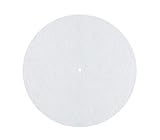Dynavox Plattenteller-Auflage PM2 für Plattenspieler, antistatischer Filz, 30 cm Durchmesser, Weiß