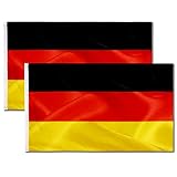 2 Stück Deutschland Fahne | Flagge Deutschland |...