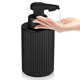 Phneems Seifenspender Automatisch Elektrischer Automatic Soap Dispenser Mit Sensor No Touch Sensor Automatischer Seifenspender FüR Bad,KüChe,BüRo USB Schwarz