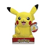 Pokémon Pokemon Plush 30cm Pikachu - Yellow/red - Official Stuffed Toy for Children 2+ Years