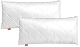 sleepling Kopfkissen 40x80 cm 2er Set, Allergiker Kissen,...